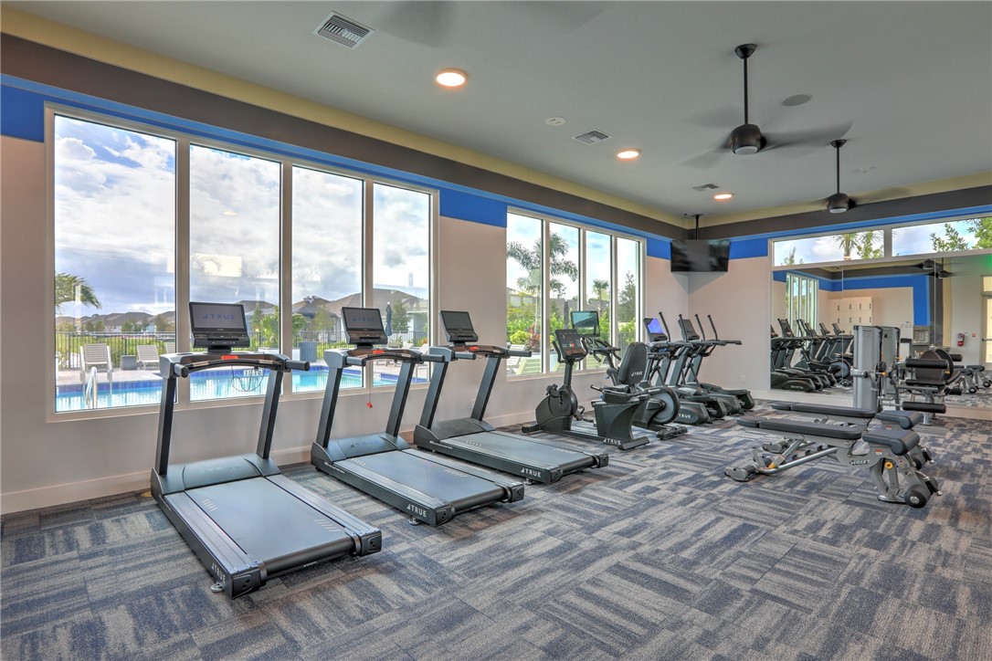 6423 High Pointe Circle Vero Beach, FL 32967 - Photo 34 of 36 a view of a room with gym equipment