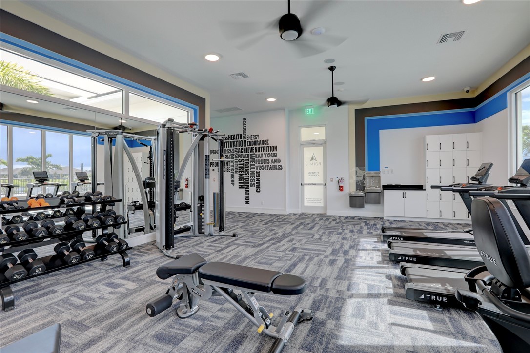 6423 High Pointe Circle Vero Beach, FL 32967 - Photo 36 of 36 a view of a room with gym equipment