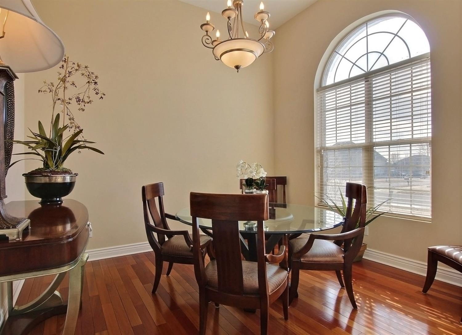 10511 Pike Street Crown Point, IN 46307 - Photo 4 of 26 a view of a dining room with furniture window and wooden floor