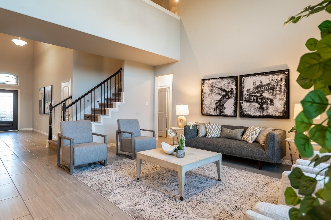 3443 Cabernet Shores Drive Fulshear, TX 77441 - Photo 6 of 27 a living room with furniture and wooden floor