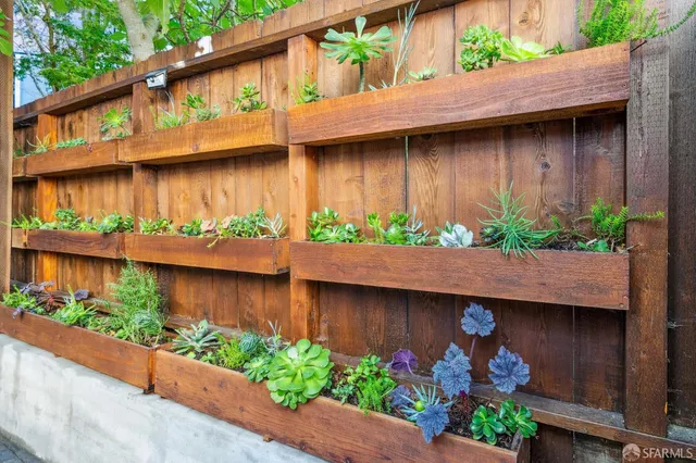 a view of a building with a balcony