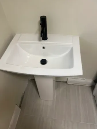 a close up of a sink