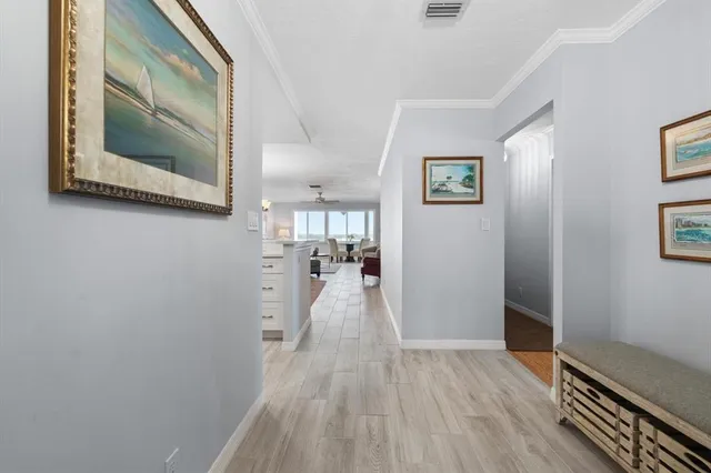 a view of livingroom with hardwood