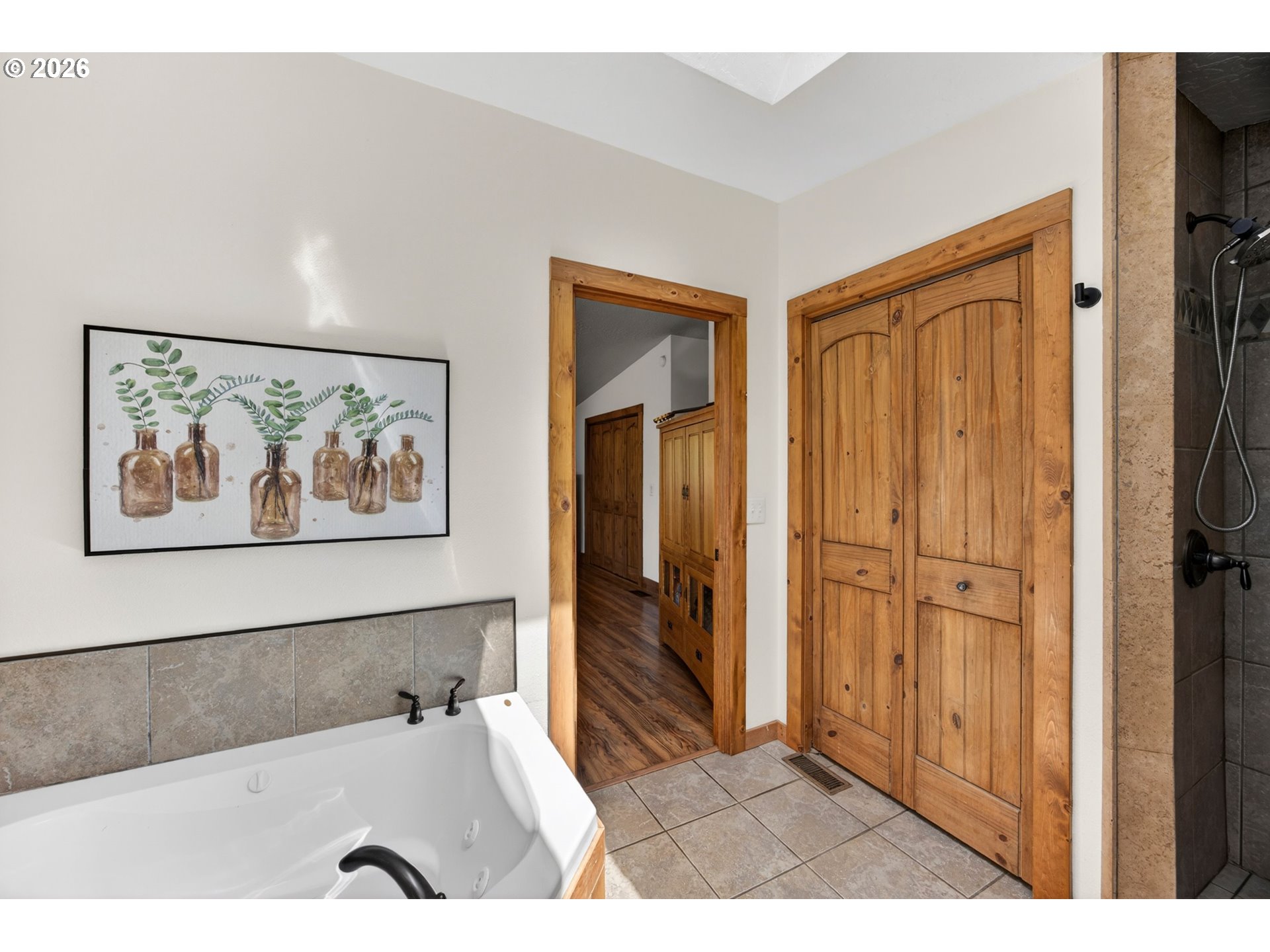 6895 Canary Road Westlake, OR 97493 - Photo 20 of 40 a view interior of a house wooden floor cabinet and windows