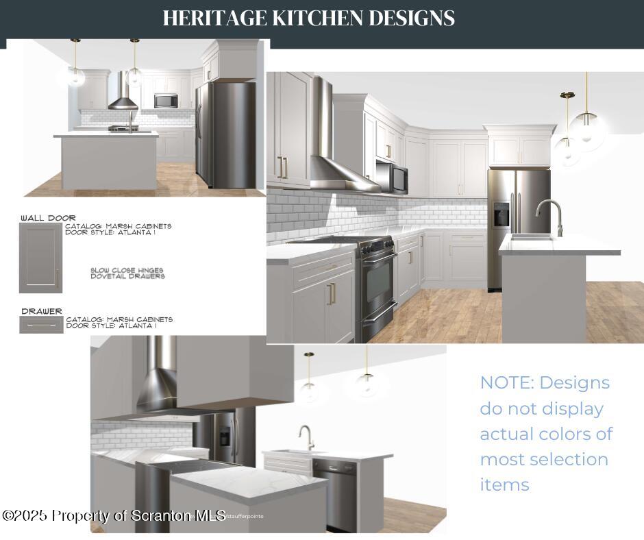 422 Rockledge Drive Pittston, PA 18640 - Photo 2 of 8 a open kitchen with cabinets and stainless steel appliances