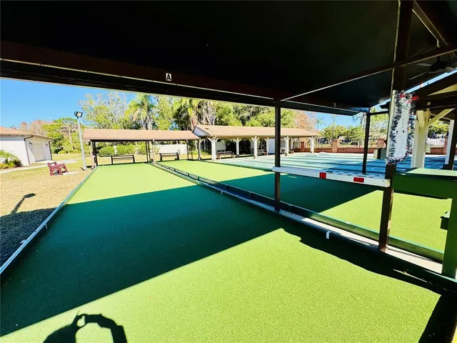 an aerial view of a house having outdoor space