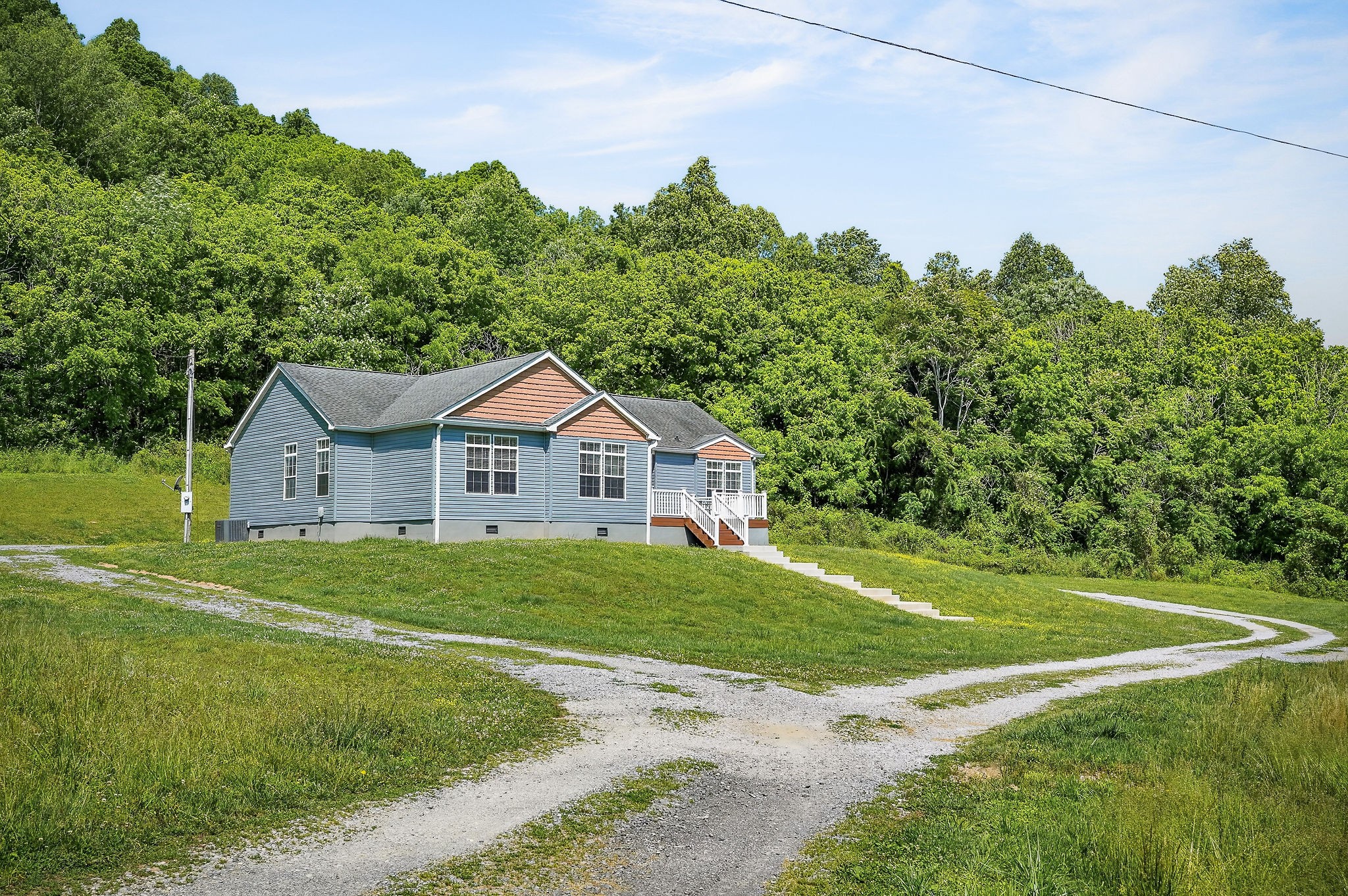 16062 Buffalo Valley Road Silver Point, TN 38582 - Photo 24 of 27 a front view of a house with a yard and trees