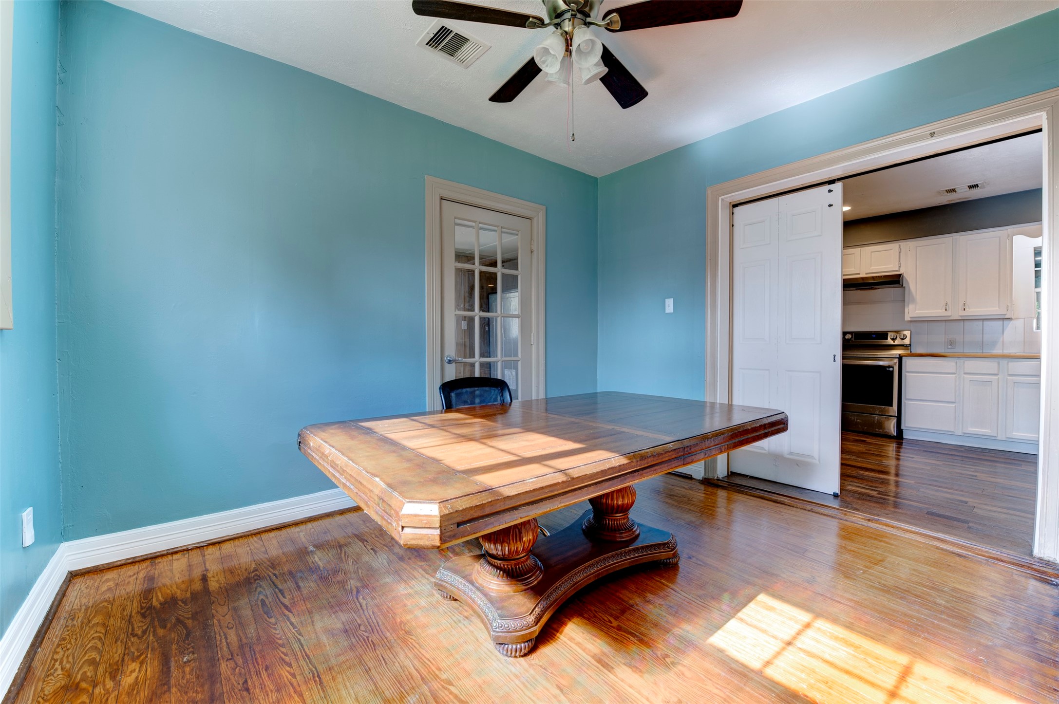 4303 Castor Street Houston, TX 77022 - Photo 15 of 41 a room with pool table and wooden floor