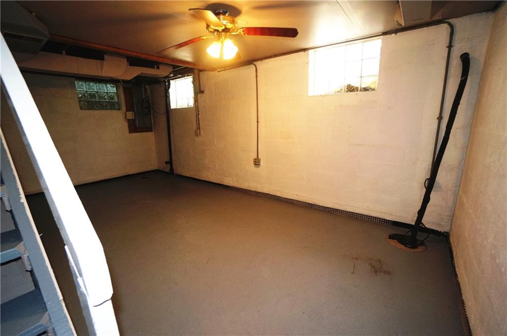 615 Kelso Road Pittsburgh, PA 15243 - Photo 22 of 25 Future game room area. Or throw an area rug down and decorate the walls. So much room! Note sump pump and newer electrical panel
