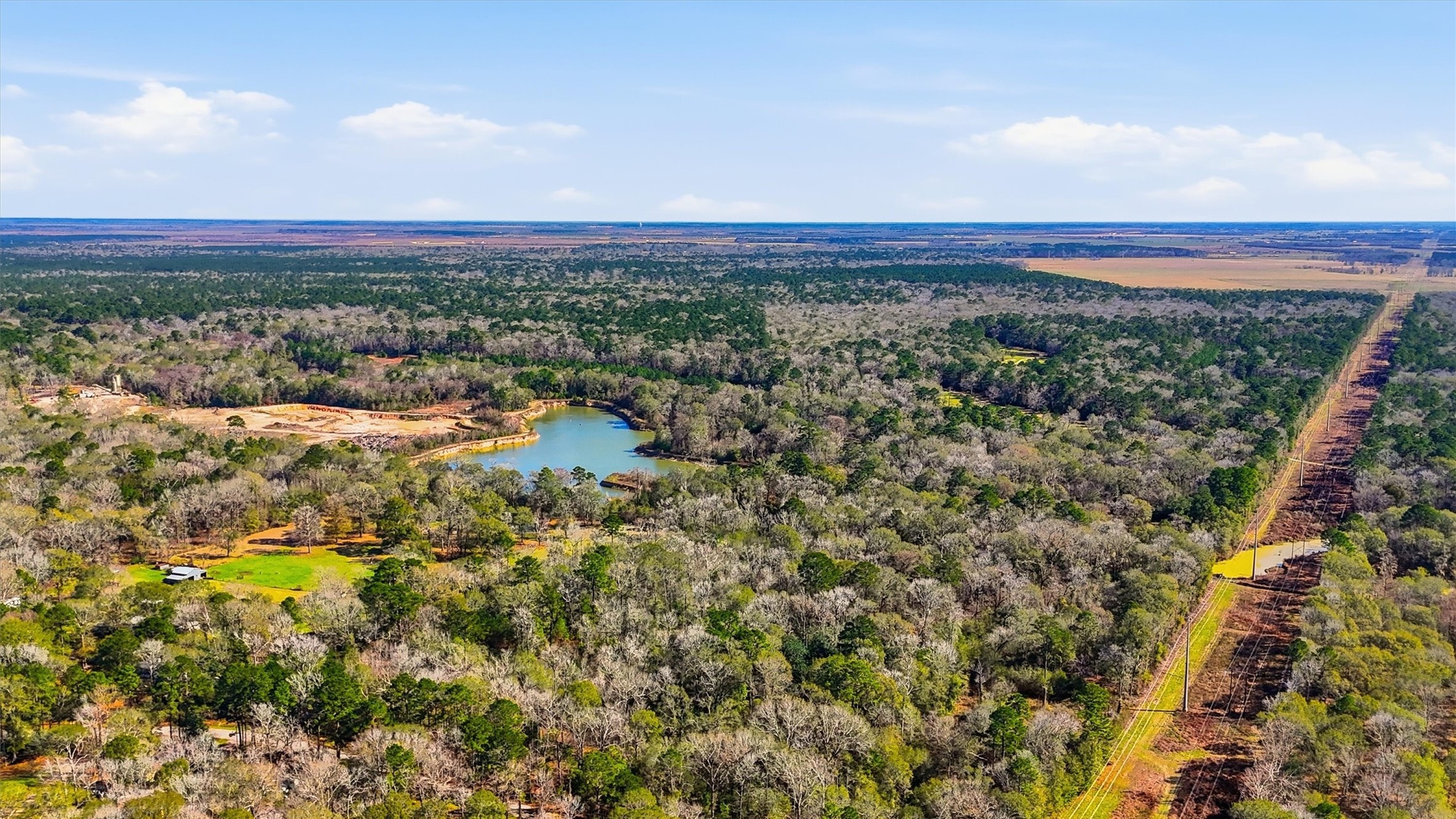 29610 East Irvin Road Huffman, TX 77336 - Photo 8 of 8 an aerial view of a houses with yard