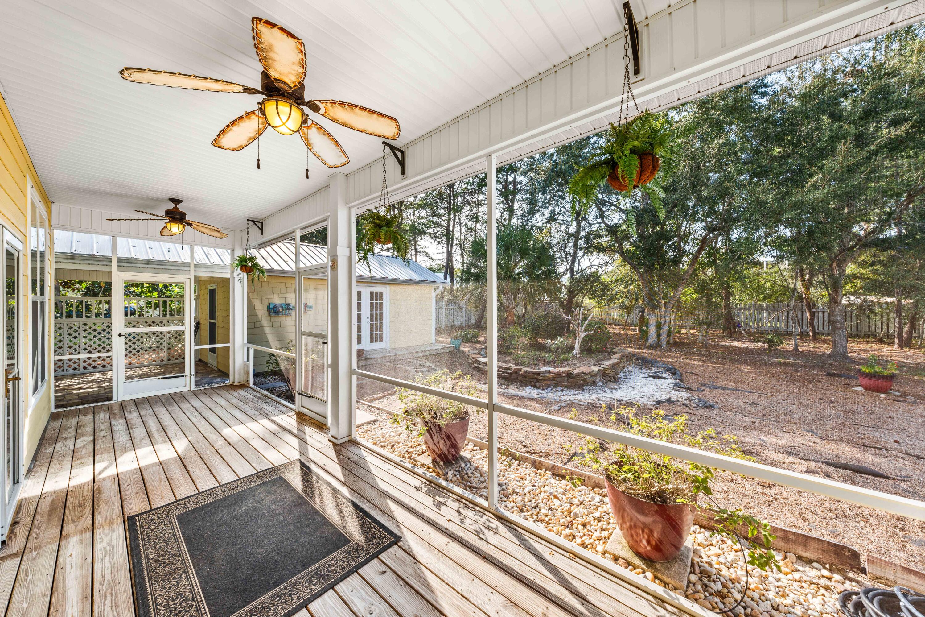 281 Seabreeze Circle Inlet Beach, FL 32461 - Photo 14 of 34 back screened porch