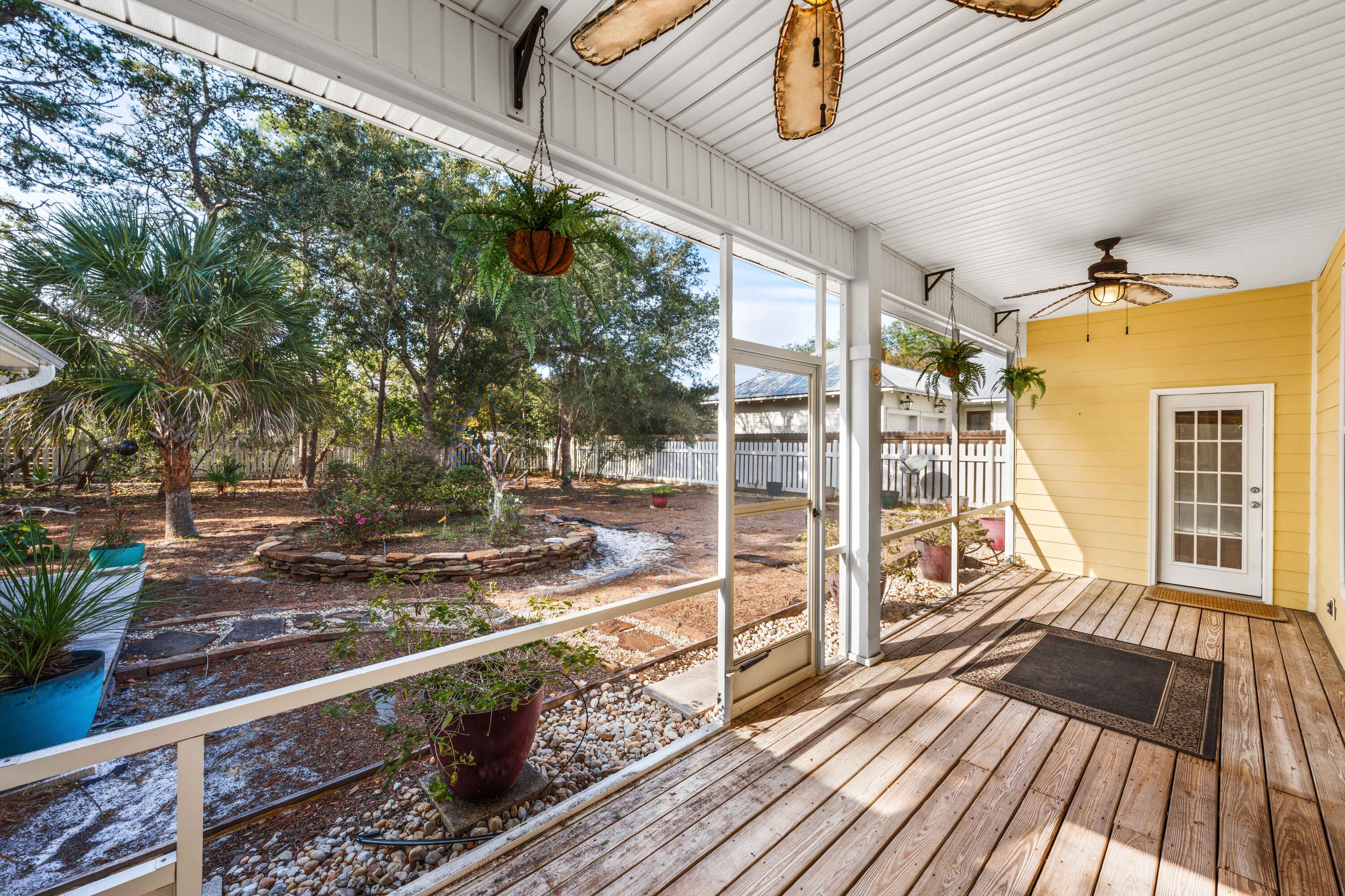 281 Seabreeze Circle Inlet Beach, FL 32461 - Photo 15 of 34 back screened porch