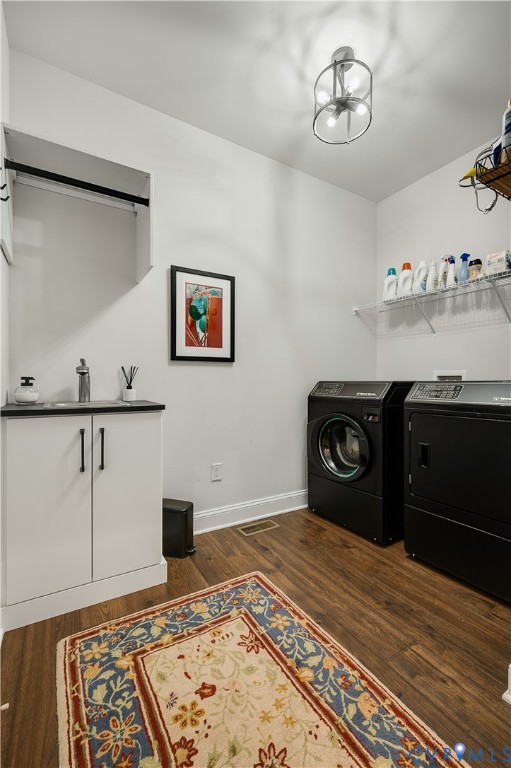 9419 Widthby Road Chesterfield, VA 23832 - Photo 18 of 40 Laundry room featuring separate sink , washer/ dry
