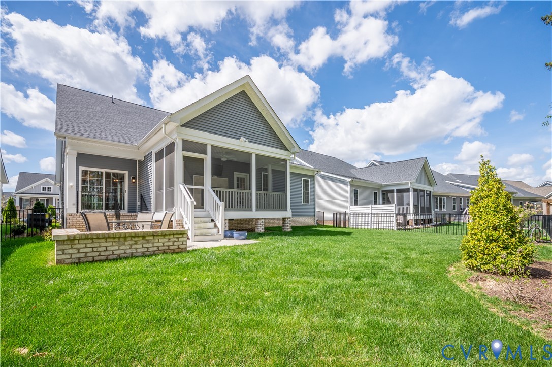 9419 Widthby Road Chesterfield, VA 23832 - Photo 7 of 40 Stairs connecting the screened porch to the patio
