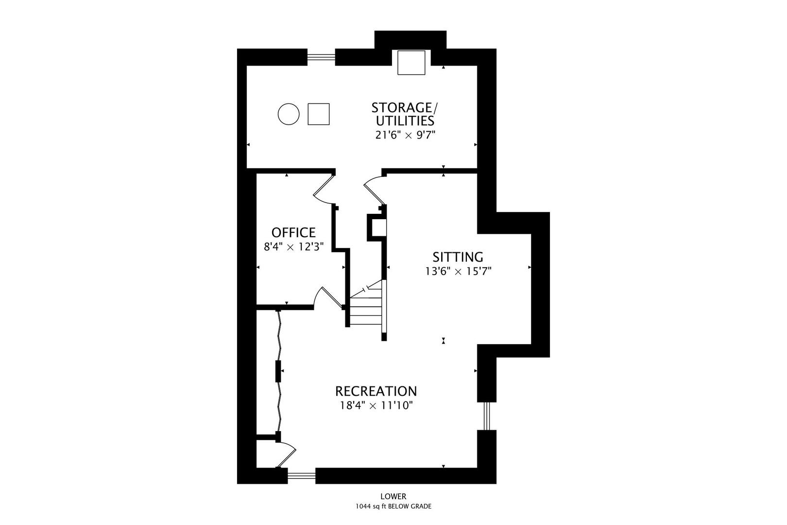 1174 Sweetwater Ridge Lake In The Hills, IL 60156 - Photo 42 of 44 a picture of a bench in front of a wall