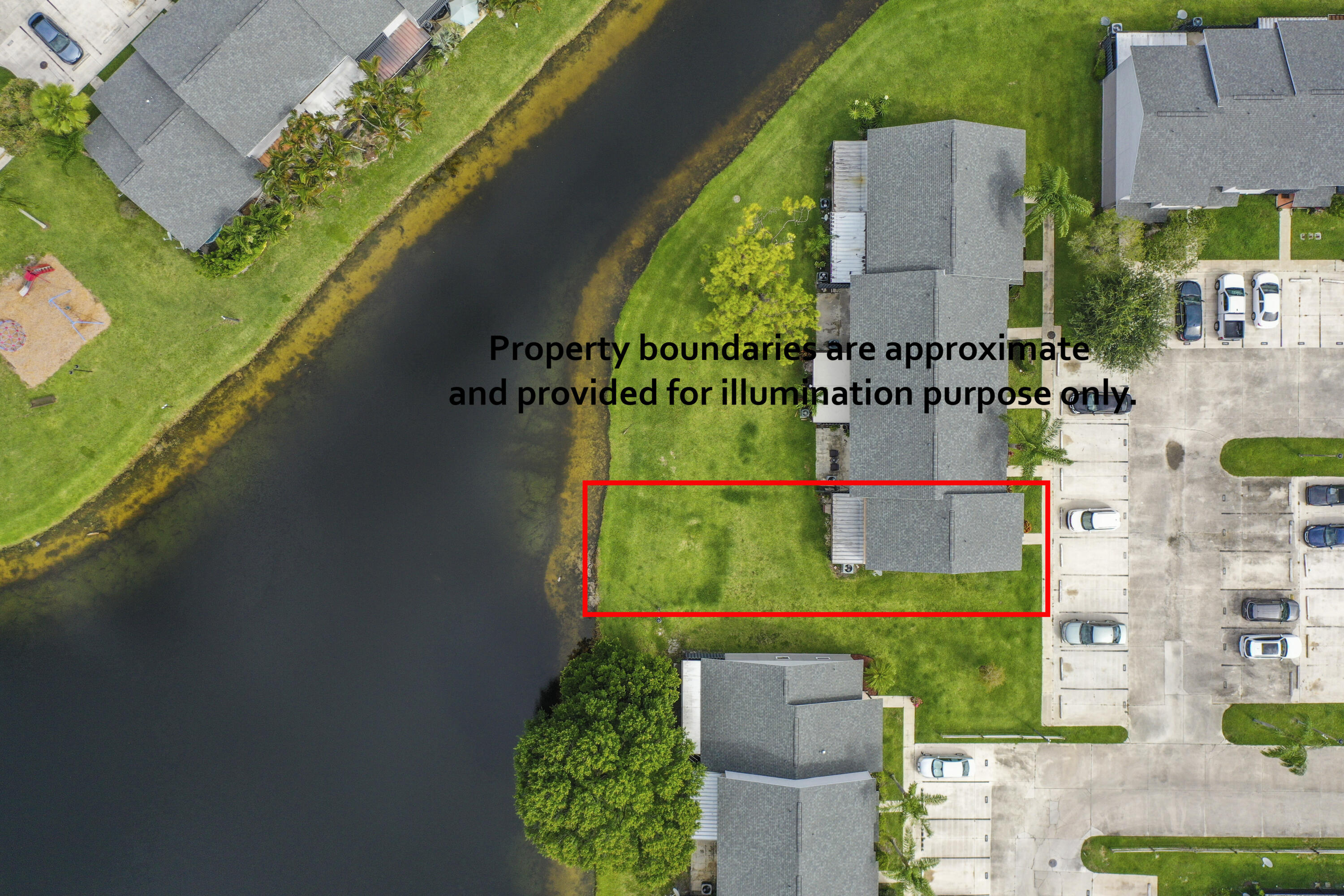 4206 Inlet Circle Greenacres, FL 33463 - Photo 25 of 30 an aerial view of a house with a garden and plants