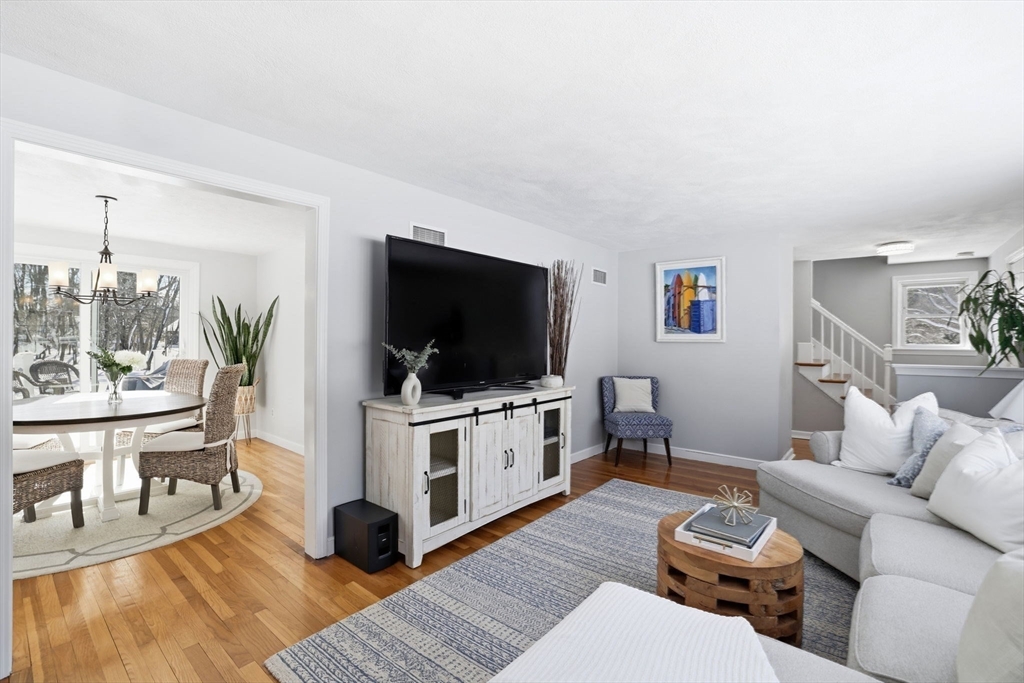 46 Brookwood Road Hanover, MA 02339 - Photo 13 of 41 a living room with furniture and a flat screen tv