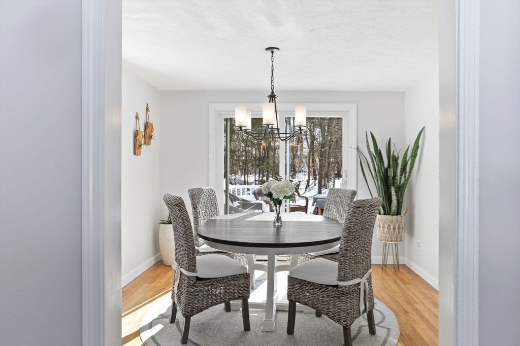 46 Brookwood Road Hanover, MA 02339 - Photo 17 of 41 a view of a dining room with furniture and a window
