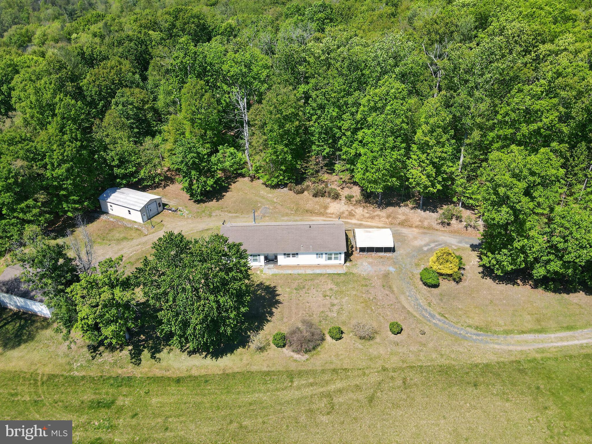 178 Lizzie Mills Road Castleton, VA 22716 - Photo 11 of 40 an aerial view of a house with a yard