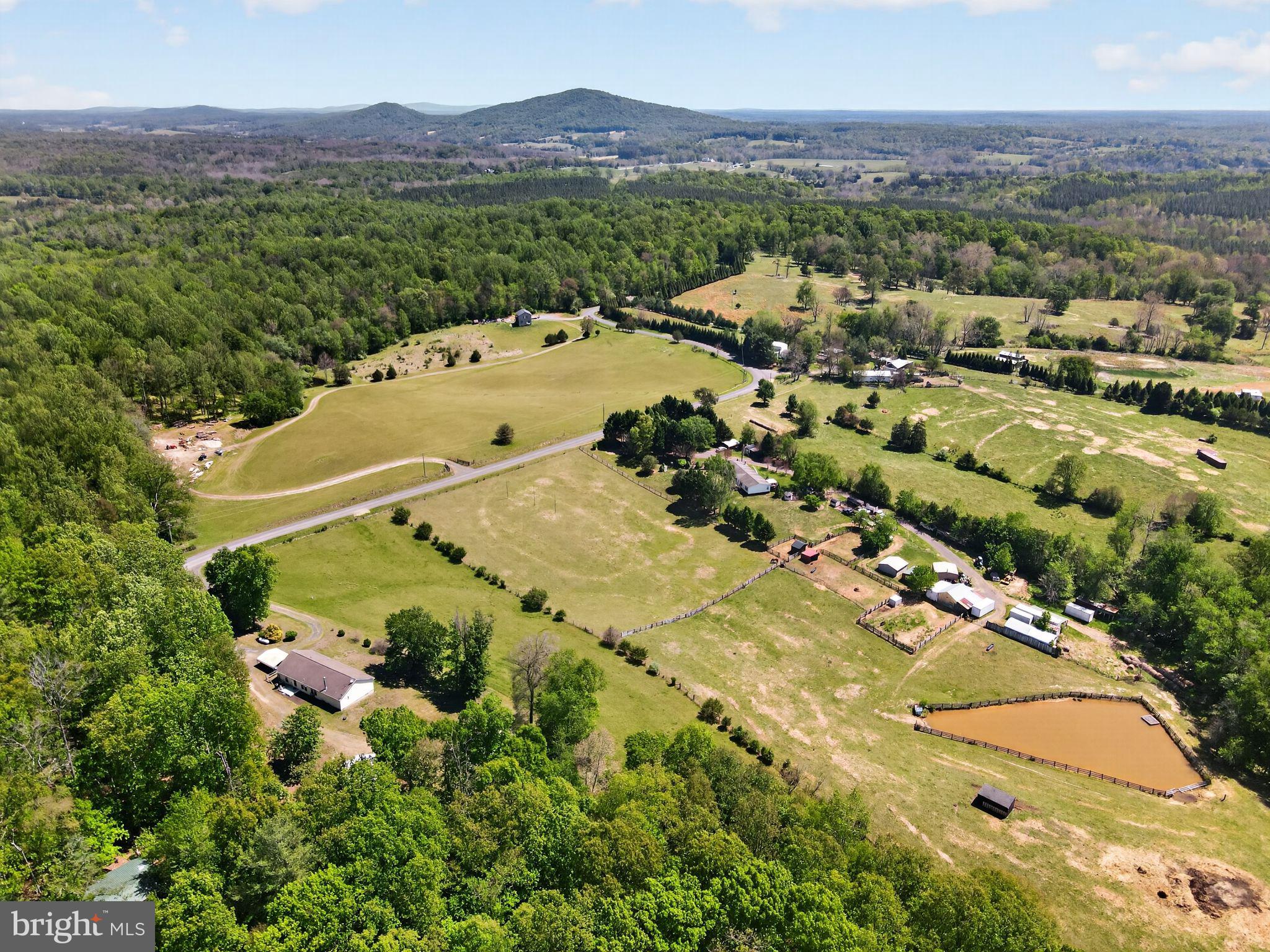 178 Lizzie Mills Road Castleton, VA 22716 - Photo 10 of 40 a view of a city with mountains in the background