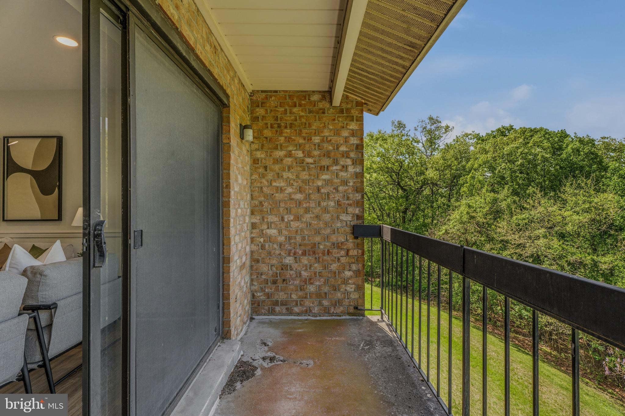 10604 Partridge Lane, Unit C3 Cockeysville, MD 21030 - Photo 21 of 23 a view of a balcony with an outdoor space