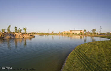 6694 West Ripken Way Florence, AZ 85132 - Photo 36 of 37 a view of a lake with boats and trees in the background