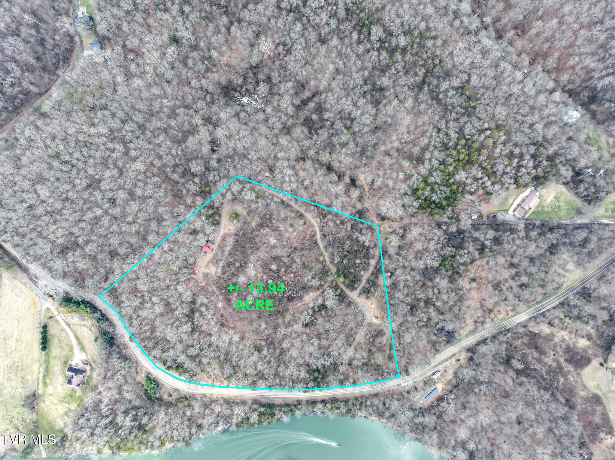 13.94-acre Fish Hatchery Road, Unit P/O 38 Mohawk, TN 37810 - Photo 1 of 49 DJI_20260210104643_0387_D-Edit-Edit