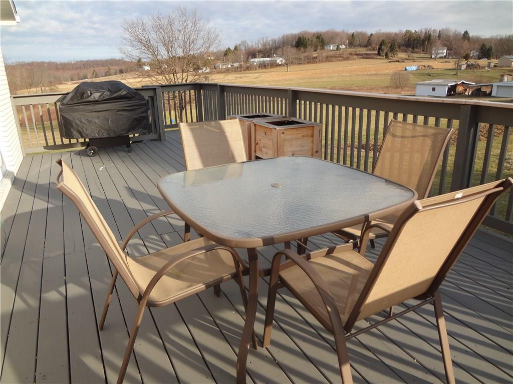 167 Town Country Road Vanderbilt, PA 15486 - Photo 11 of 25 A view of the Deck to the Backyard overlooking the hills and countryside.