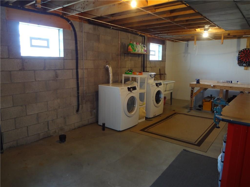 167 Town Country Road Vanderbilt, PA 15486 - Photo 20 of 25 Basement has options for finishing if you need more flexible living space. Washer/Dryer Negotiable with Sale. To the right of this photo is an area that makes a great exercise area.