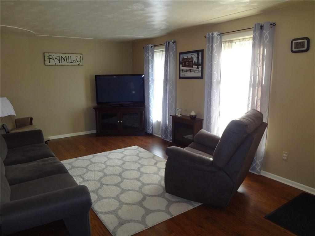 167 Town Country Road Vanderbilt, PA 15486 - Photo 4 of 25 Another view of the Living Room with Decorative, Detailed Ceiling.