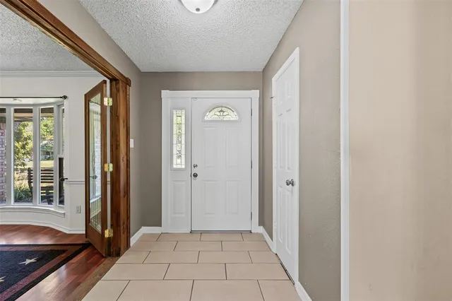 a view of an entryway door