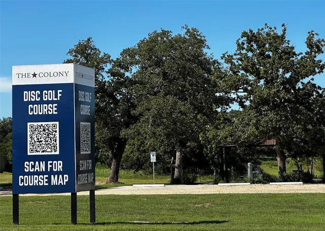 a view of a sign board