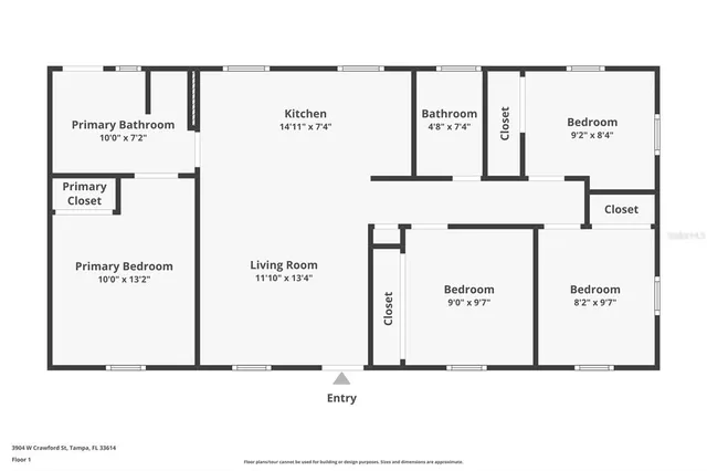 $399,900 | 3904 West Crawford Street, Tampa, FL 33614