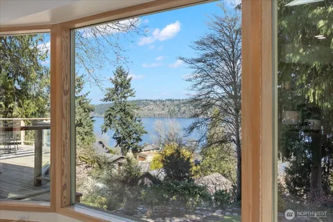 a view of a window in a yard