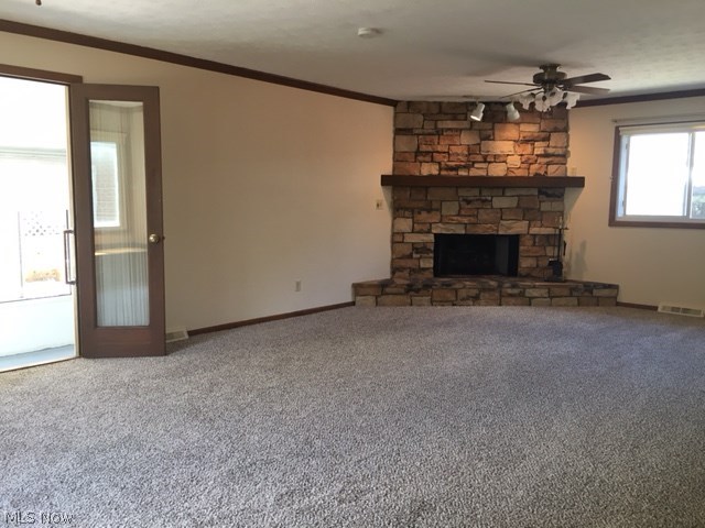 1160 Blanchester Road Lyndhurst, OH 44124 - Photo 7 of 19 Large family room addition with brand new carpet leads to sun/patio then large deck