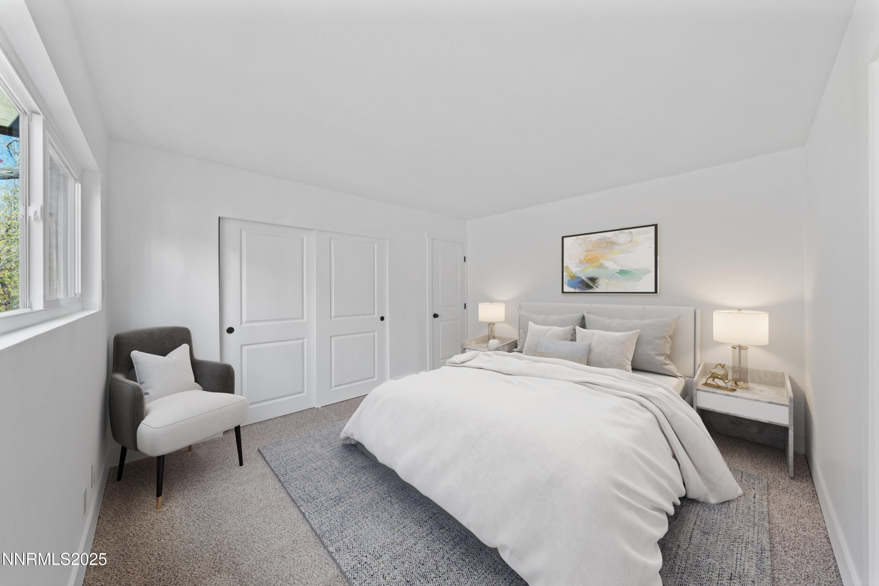 1340 Jones Street Reno, NV 89503 - Photo 44 of 58 a bedroom with a bed and a couch