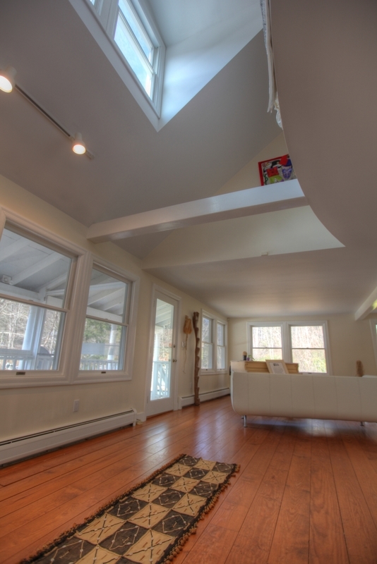 134 Sandisfield Road Sandisfield, MA 01255 - Photo 14 of 38 vaulted living rm ceiling