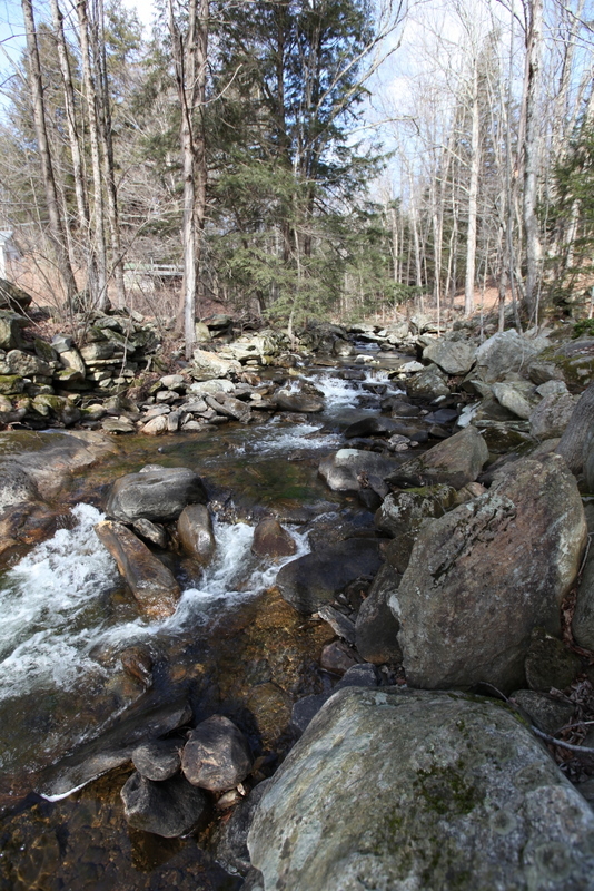Listen to the rush of the water