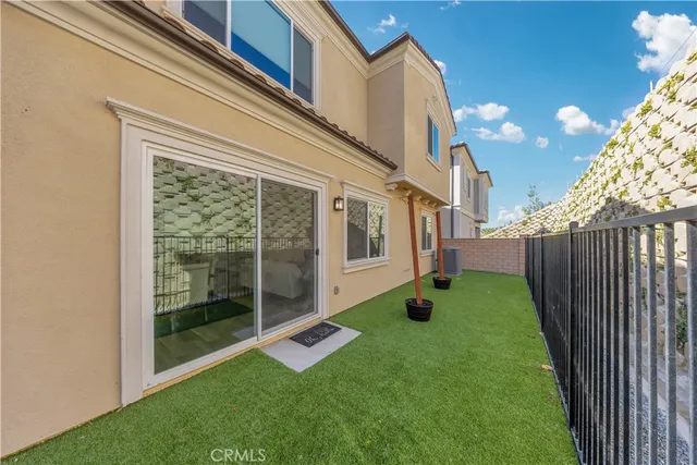 a house view with a garden space