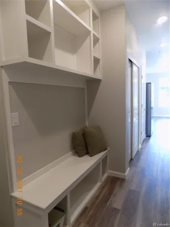 a room with storage and utility