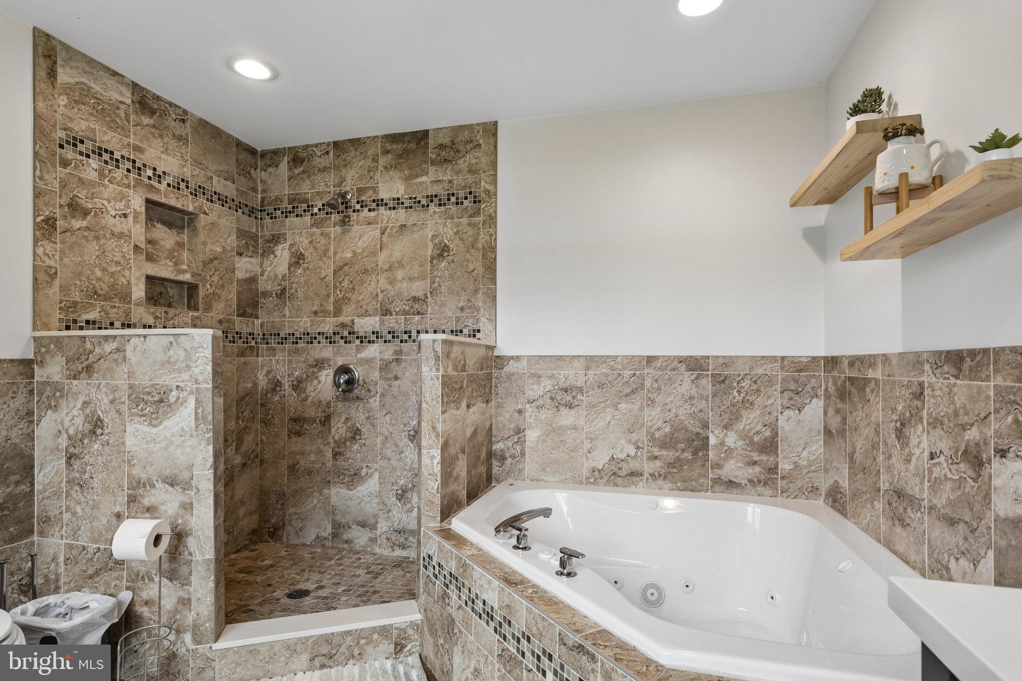 9816 Fairlee Road Chestertown, MD 21620 - Photo 36 of 48 Jacuzzi tub and walk-in shower