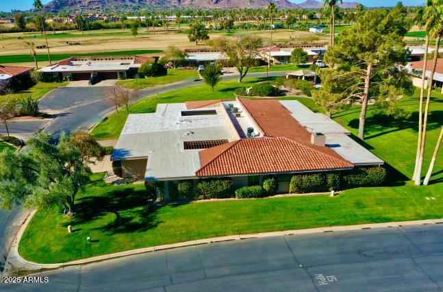 7614 East Gila Bend Road Scottsdale, AZ 85258 - Photo 36 of 36 a view of yard with swimming pool and outdoor seating