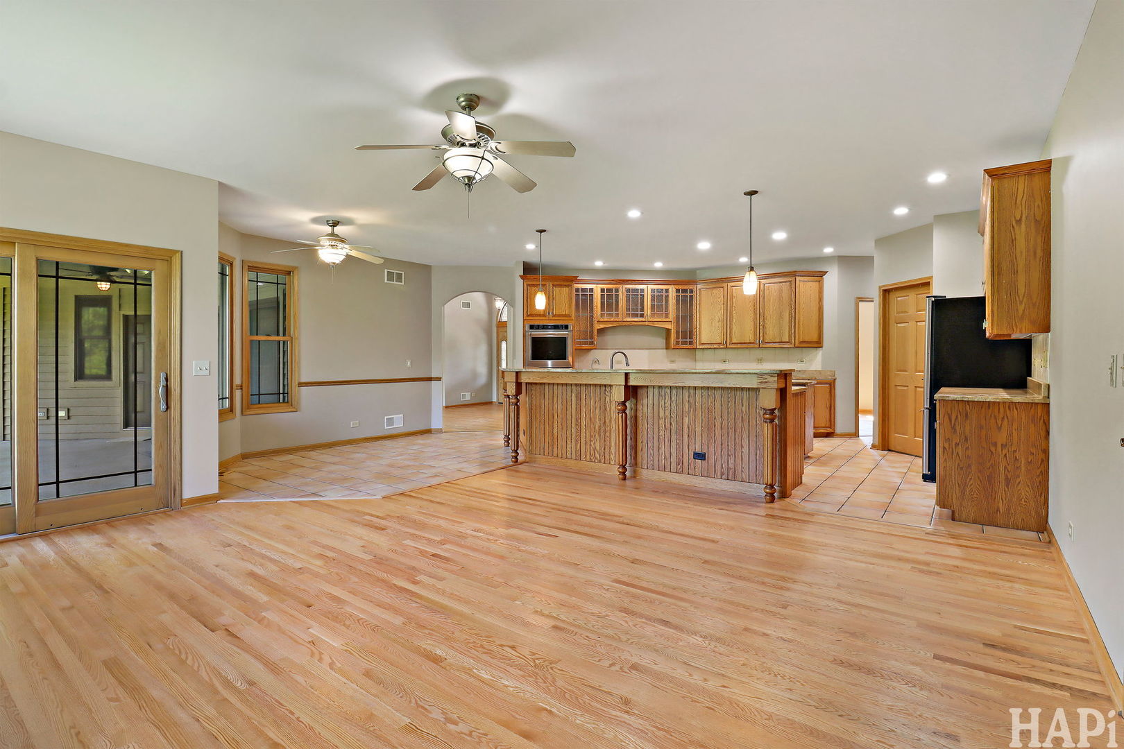 9014 Glacier Ridge Richmond, IL 60071 - Photo 17 of 48 a view of a kitchen with a sink stainless steel appliances and cabinets