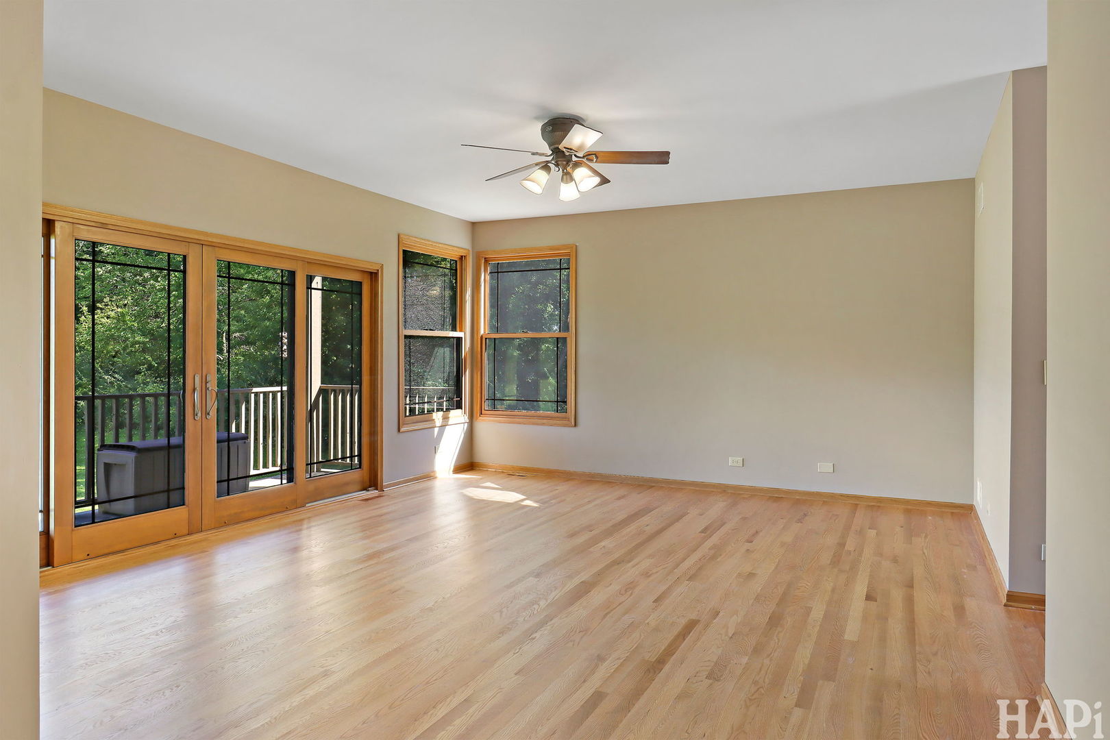 9014 Glacier Ridge Richmond, IL 60071 - Photo 23 of 48 wooden floor in an empty room with a window