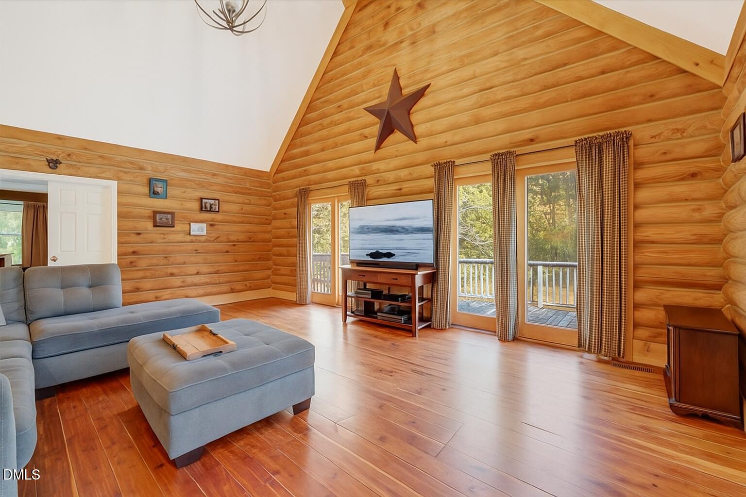 8545 Grassy Creek Road Oxford, NC 27565 - Photo 13 of 39 a living room with furniture and wooden floor