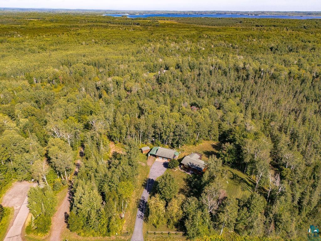 5370 Ugstad Road Hermantown, MN 55811 - Photo 46 of 68 Expansive forested surroundings with a distant body of water