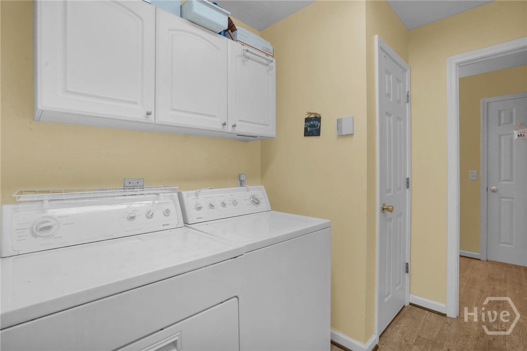 548 Sand Hill Road Brooklet, GA 30415 - Photo 20 of 44 Laundry Downstairs off of the Kitchen and Near the Master