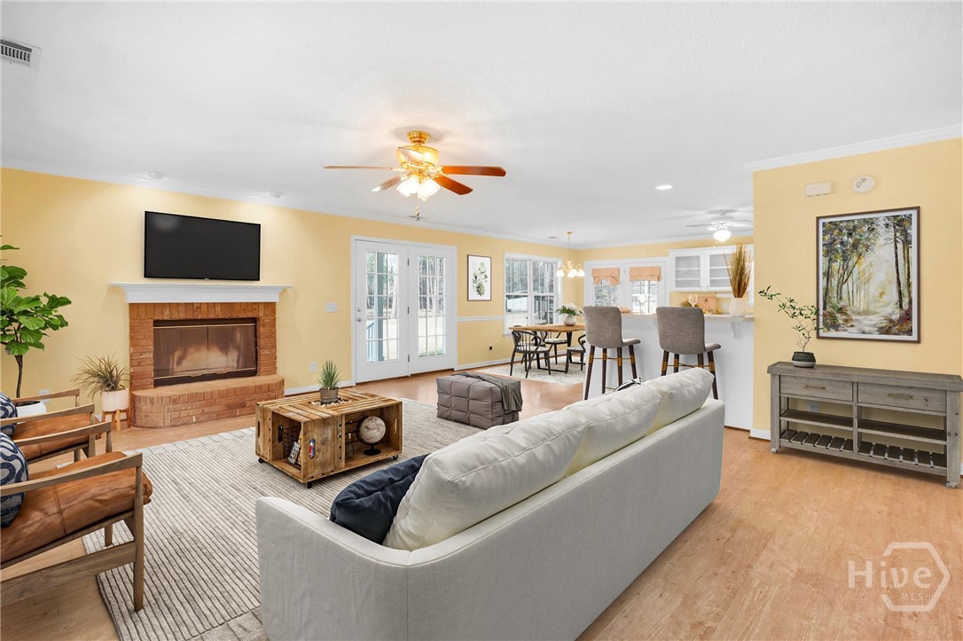548 Sand Hill Road Brooklet, GA 30415 - Photo 9 of 44 Virtually Staged Living Area