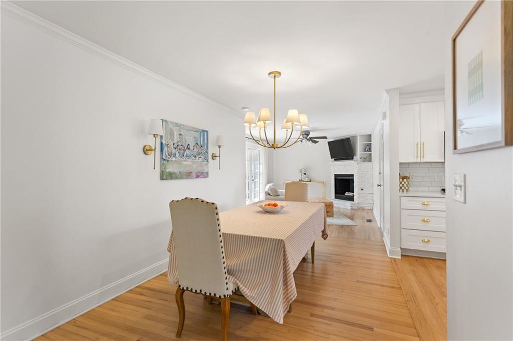 3371 King Springs Road Southeast Smyrna, GA 30080 - Photo 3 of 48 a view of a dining room with furniture