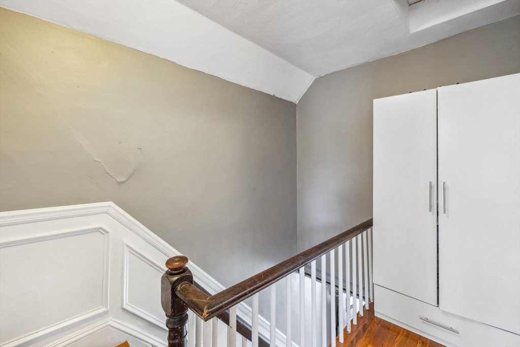 46 Appleton Street Saugus, MA 01906 - Photo 33 of 42 a view of a hallway with staircase